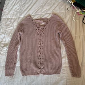 Light pink sweater, size small